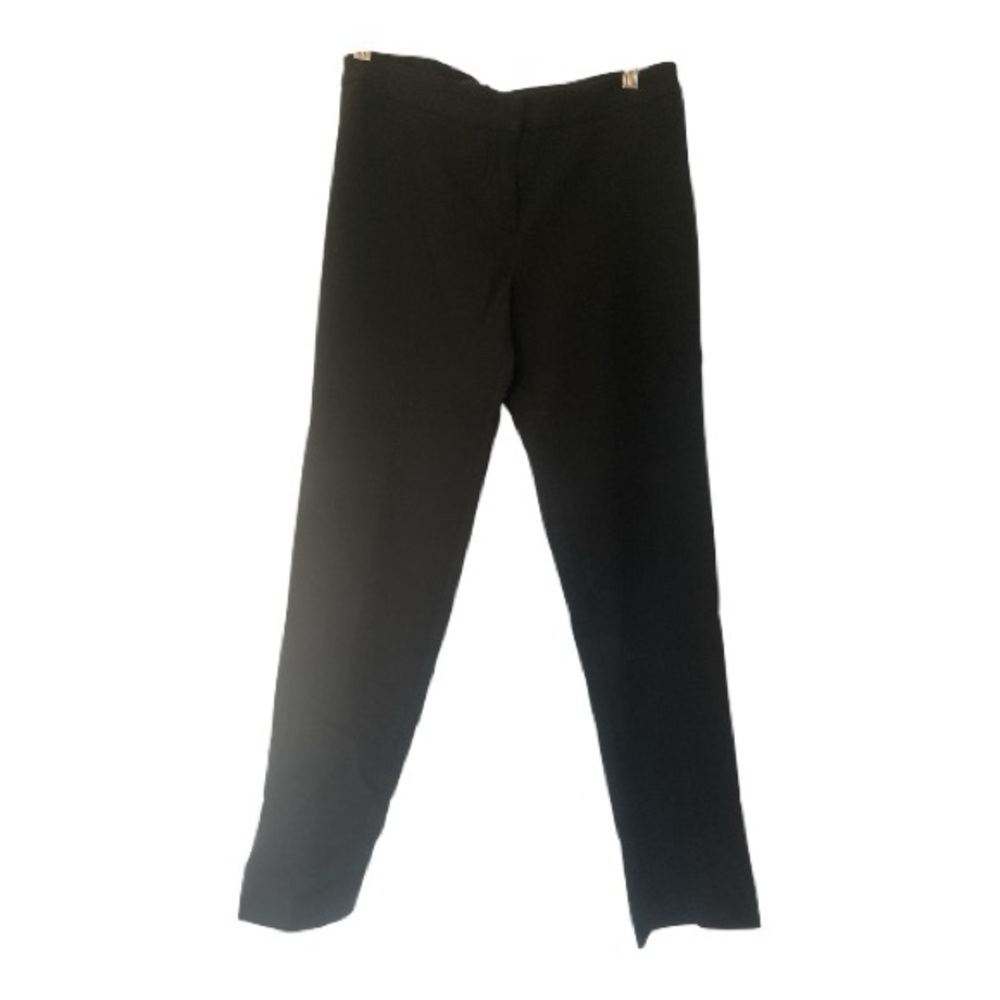 BCBGMaxAzria Women's Classic Black Straight Leg Trousers